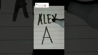 If Alex name has a logo #logoart #youtubeshorts #logodrawing #logo #drawing #tiktok #shorts #viral