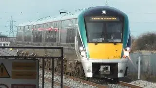 Irish Rail 22000 Class Intercity Train 22312 - Clondalkin & Fonthill Station, Dublin