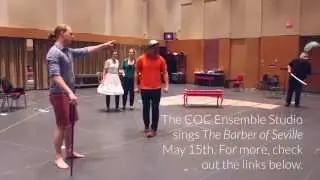 In rehearsal with the COC Ensemble Studio, Part II