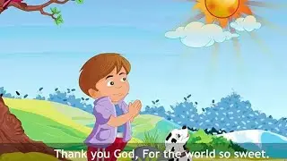 We say thank you we say please, excuse me when we sneeze | Nursery Rhyme Video for Kids