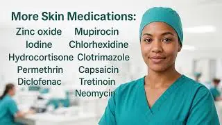 Topical Medications Explained | Zinc Oxide, Mupirocin, Iodine, Chlorhexidine, Hydrocortisone & More