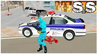 Miami Rope Hero Spider Game #1, Gangsters & Police Simulator Android Games (Superhero Simulator)
