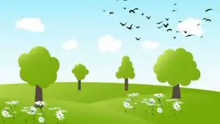 Beautiful Birds and Flowers Animated Background🌼🐦|Non Copyright|background video
