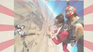 Skydiving Fastest Sax Player on Earth George Sax World Record Sax solo during free fall