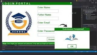 How to create Graphical UI Login Portal - Complete Tutorial