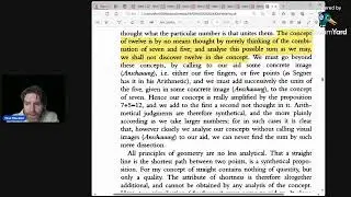 Kant's Prolegomena