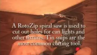 Nail-up Tin Ceiling Installation