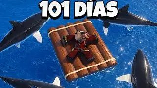 SOBREVIVE 101 DIAS EN UNA BALSA | Raft 101 Survival | Roblox