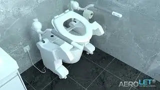 Aerolet Tilting STAND-UP toilet - Installation video