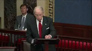 Grassley Honoring Former Senator Mike Enzi