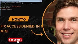Исправление ошибки Bootrec/Fixboot Access Denied в Windows 10/11 за 1 минуту!