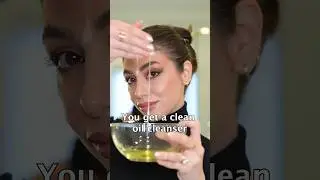 DIY Oil Cleanser 😍🌿 #shorts #beautytips