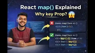 Render Lists in React using map() | Why key Prop is IMPORTANT