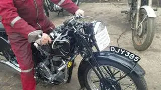 1947 Velocette KTS 350cc at Andy Tiernans #07933VEL