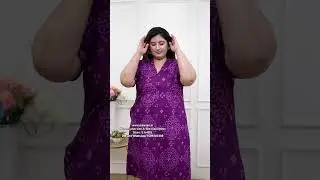 Miravan Plus Size Womens Purple Bandhni printed A-Line Maxi Dress