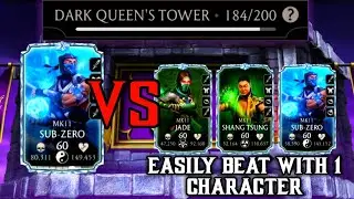 HOW TO EASILY BEAT BATTLE 184 FATAL IN DARK QUEEN'S TOWER IN MORTAL KOMBAT MOBILE *EXOTIC VIDEO