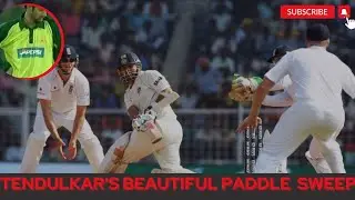 Sachin Tendulkar's Beautiful Paddle Sweeps| Master Of Paddle Sweep! 🔥