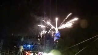 Celebración de Año Nuevo2014  en la Torre Entel...