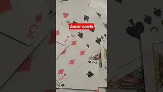 Fast asmr with cards #shorts