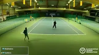 🎾 Корт №1 - Взрослый зимний чемпионат Республики Казахстан (25.01.2026)