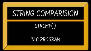 WHY ERROR | COMPARISON STRING USING STRCMP FUNCTION | SAMPLE C PROGRAM EXPLAIN TO CORRECT OUTPUT