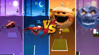 ​LUNAR MOON Trend | Lightning McQueen Spider vs Giant Planets | Tiles Hop EDM Rush