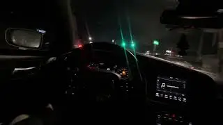 Hellcat Supercharged 5.7 Hemi R/T POV Drive (Night Cruise + Whine)🍷