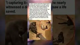 A baby's scream pierced