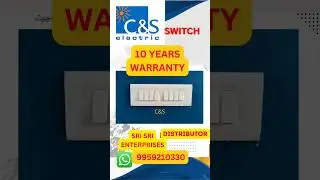 C&S SWITCH GET FROM THE DISTRIBUTOR HOME BASED PRODUCTS CONSTRUCTION 🏗️ #switch #home #elecrical