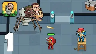 Impostor vs Monster: Z Defense - Part 1 Skibidi Toilet VS Camera Man - Gameplay Walkthrough