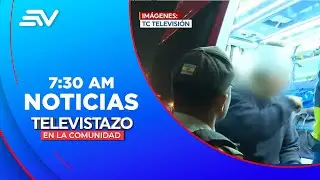 Guardias de la terminal terrestre de Guayaquil agredieron a periodistas | Televistazo | Ecuavisa
