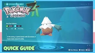 Where To Catch Snover In Pokemon Legends ZA | Location Quick Guide