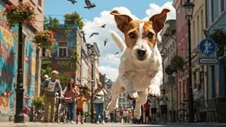 ⚡ Jack Russell Terrier Jumps 5 Feet High! 🐾 | Fun Animals for Kids