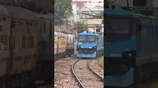 Train Crossing On Curve #train #viral #indianrailways