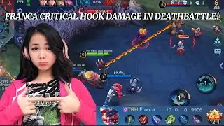 FRANCA CRITICAL HOOK DAMAGE IN DEATHBATTLE! (UwU AT THE END)