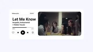 Let Me Know - STAYC ACAPELLA, INSTRUMENTAL & HIDDEN VOCALS
