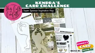 #KendrasCardChallenge17 Featuring @thiscallsforconfetti2022 - Bigfoot Themed Card Process