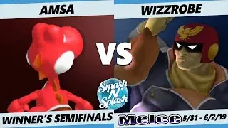 SNS5 SSBM - VGBC RB | aMSa (Yoshi) Vs. Wizzrobe (Captain Falcon) Smash Melee Winner's Semifinals
