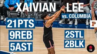 Xaivian Lee VERSATILE 21PTS vs Columbia: Princeton MBB Highlights