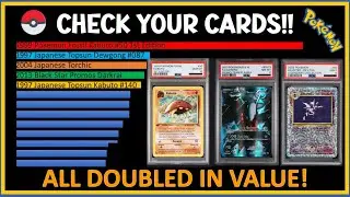 25 Pokemon Cards that DOUBLED in Value this Year!