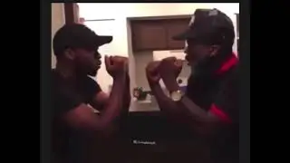 Father Teaches Son How To Box !