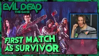 First SURVIVOR Match In EVIL DEAD: THE GAME!! | Evil Dead Survivor Gameplay