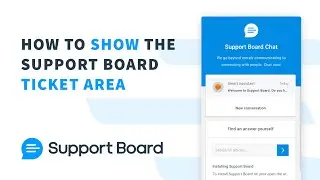 How to show the ticket area with the self-hosted and cloud version