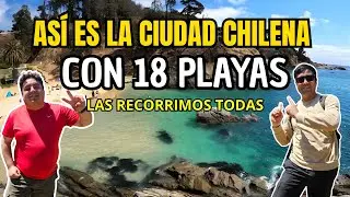🌴 Así es la ciudad chilena con 18 playas paradisíacas: QUINTERO 🏖️🇨🇱