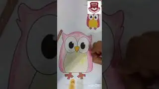 kindergarten learning colouring book owl🦉🦉