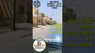 Bahia Sports city villas Karachi project