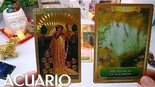ACUARIO💰MOMENTO MÁGICO ESTARÁS DISFRUTANDO!! ABRE LA PUERTA A LA RIQUEZA 