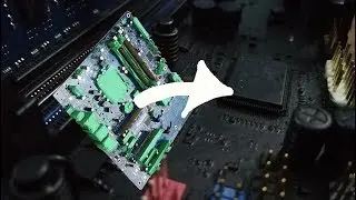 Painting a motherboard