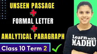 FULL WRITING SECTION in 1 Video 🔥 | Class 10 Term 2 | English | Abki baar 40/40 ✅