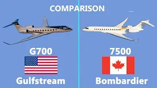 Сравнение Bombardier Global 7500 и Gulfstream G700